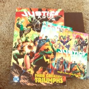 Three justice league comics